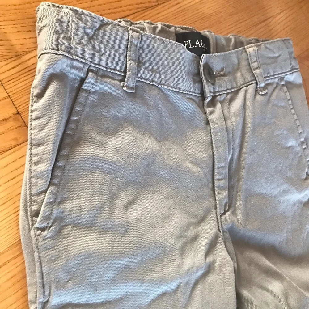 Boys size 8 gray shorts pants lot dress medium old navy Childrens place slim